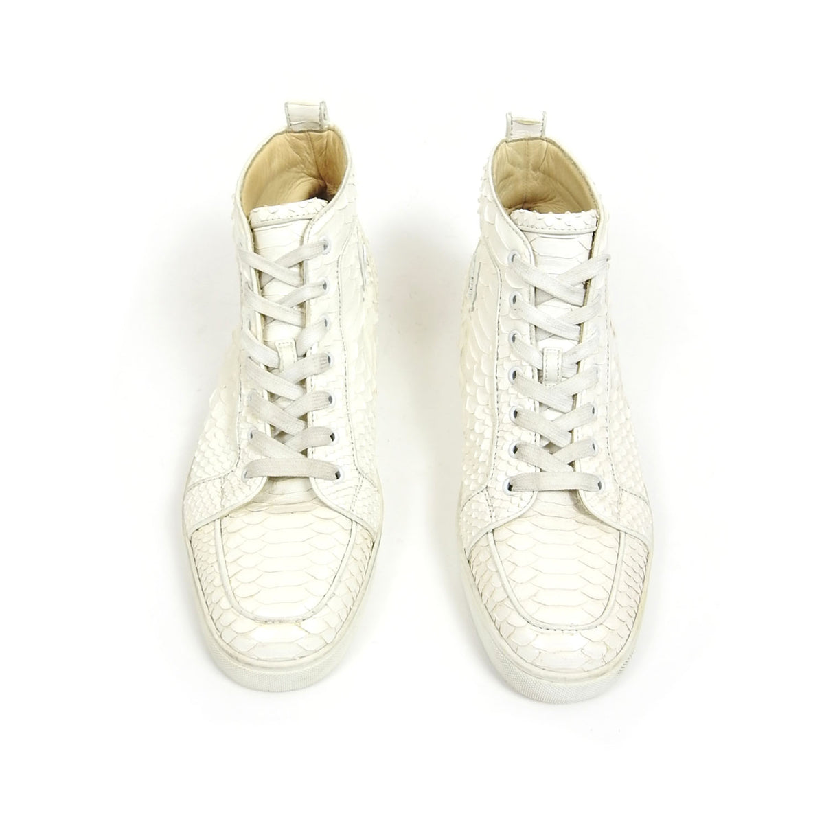 Python White Low Top Louboutin Christian Louboutin Python High Top