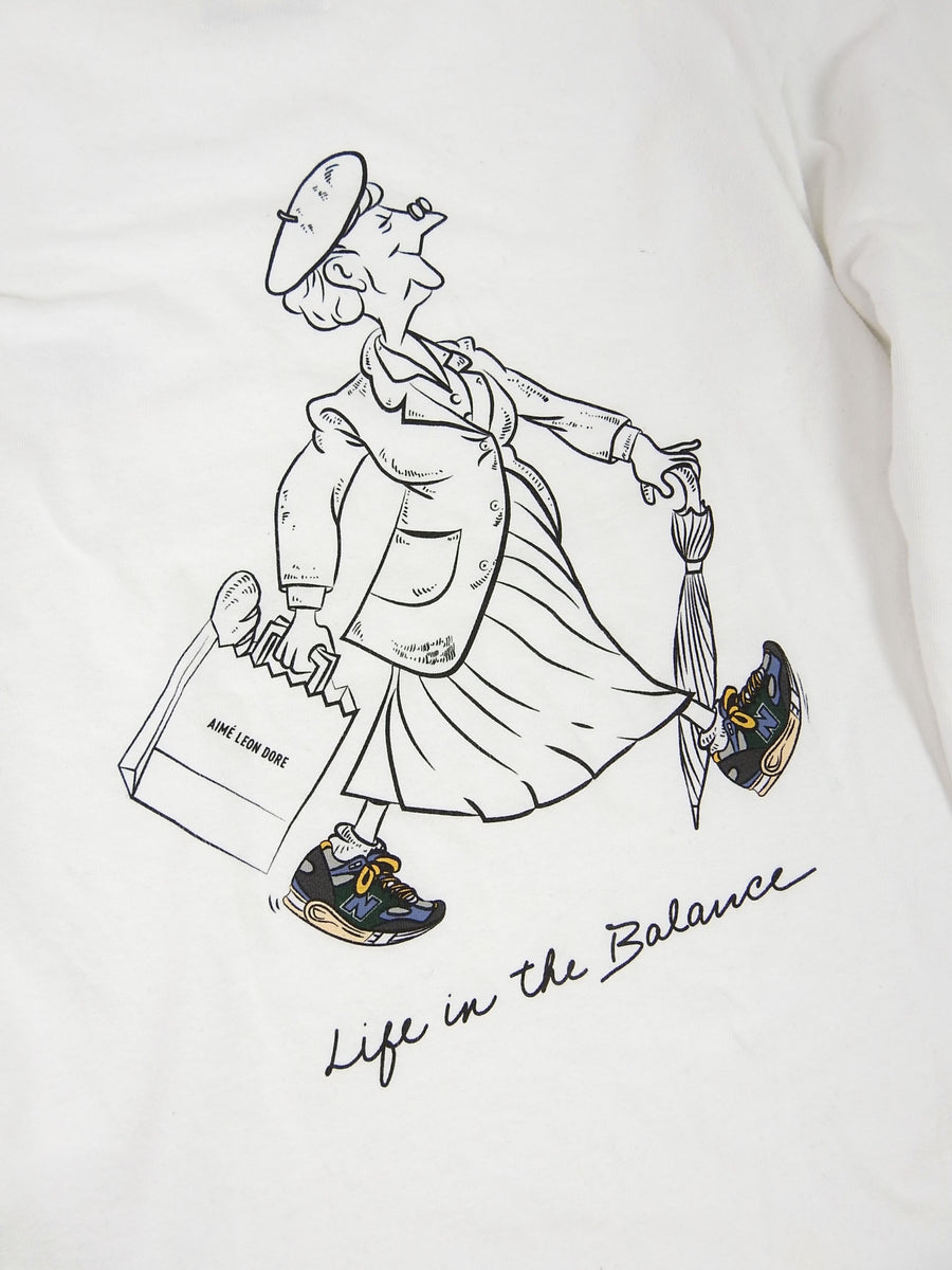 未使用 Aime Leon Dore アートプリント 半袖シャツ ホワイト Aimé Leon Dore Lace Resort Shir white L - メルカリ