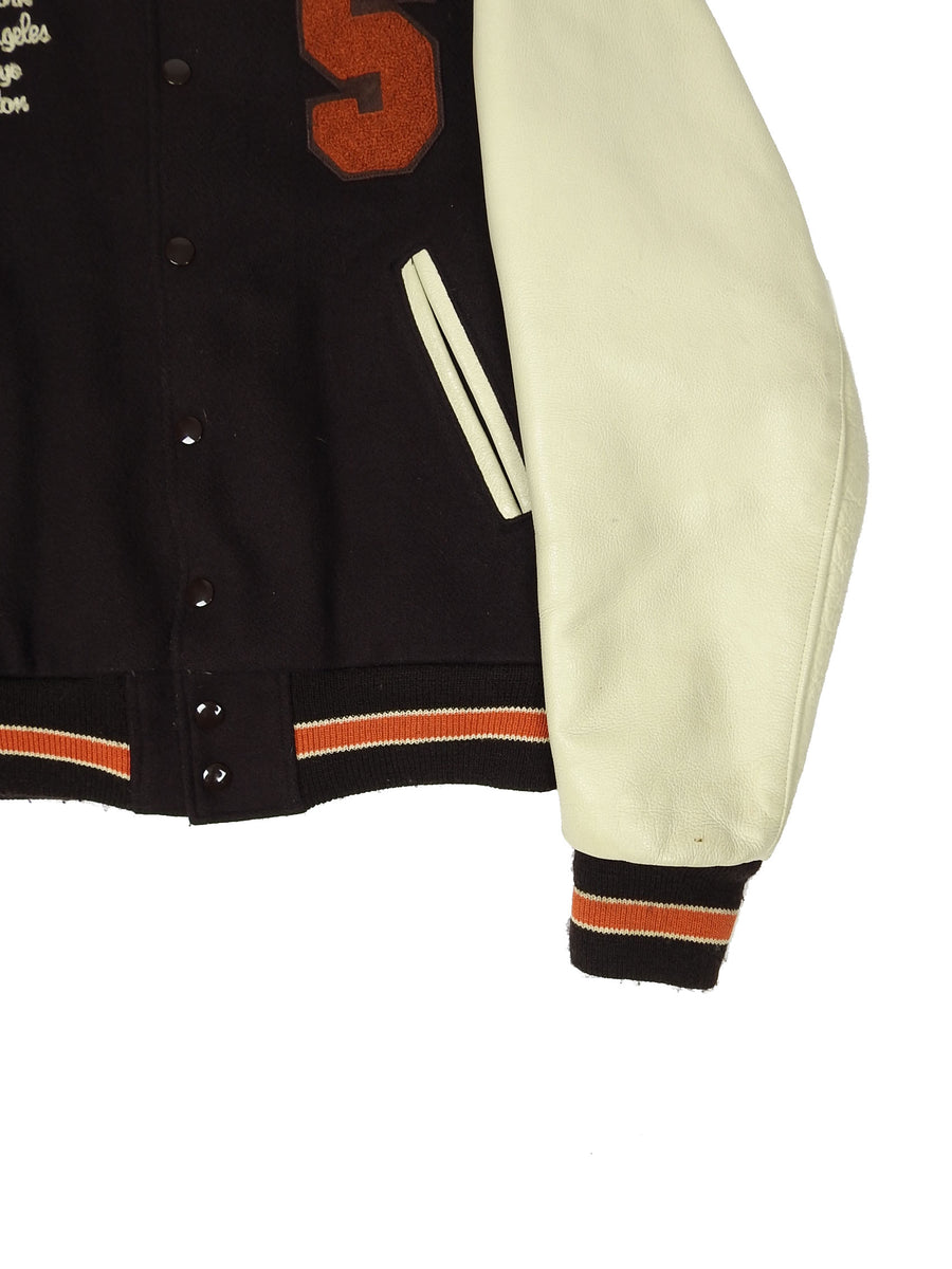 OLD STUSSY 2003 varsity jacket スタジャン　00s Stussy 2003 Varsity Jacket Size Small – I Miss You MAN