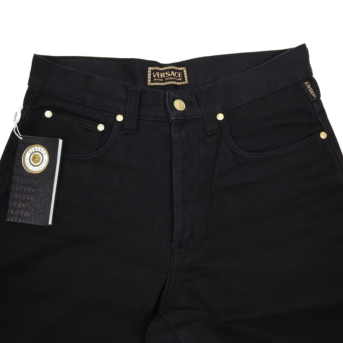 VERSACE JEANS SIGNATURE ブラックジーンズ Versace Jeans Signature Black Denim Size 31 – I Miss You MAN