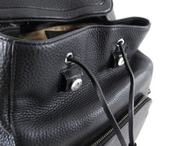 Load image into Gallery viewer, Mackage Keir Black Leather Zip Up Backpack