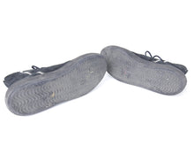 Load image into Gallery viewer, The Last Conspiracy Black Waxed Suede Side Zip Lace Up High Top Sneaker - 11