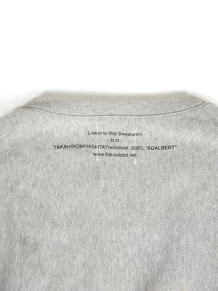 TAKAHIROMIYASHITA The Soloist Adalbert Oversized Sweatshirt Size 46