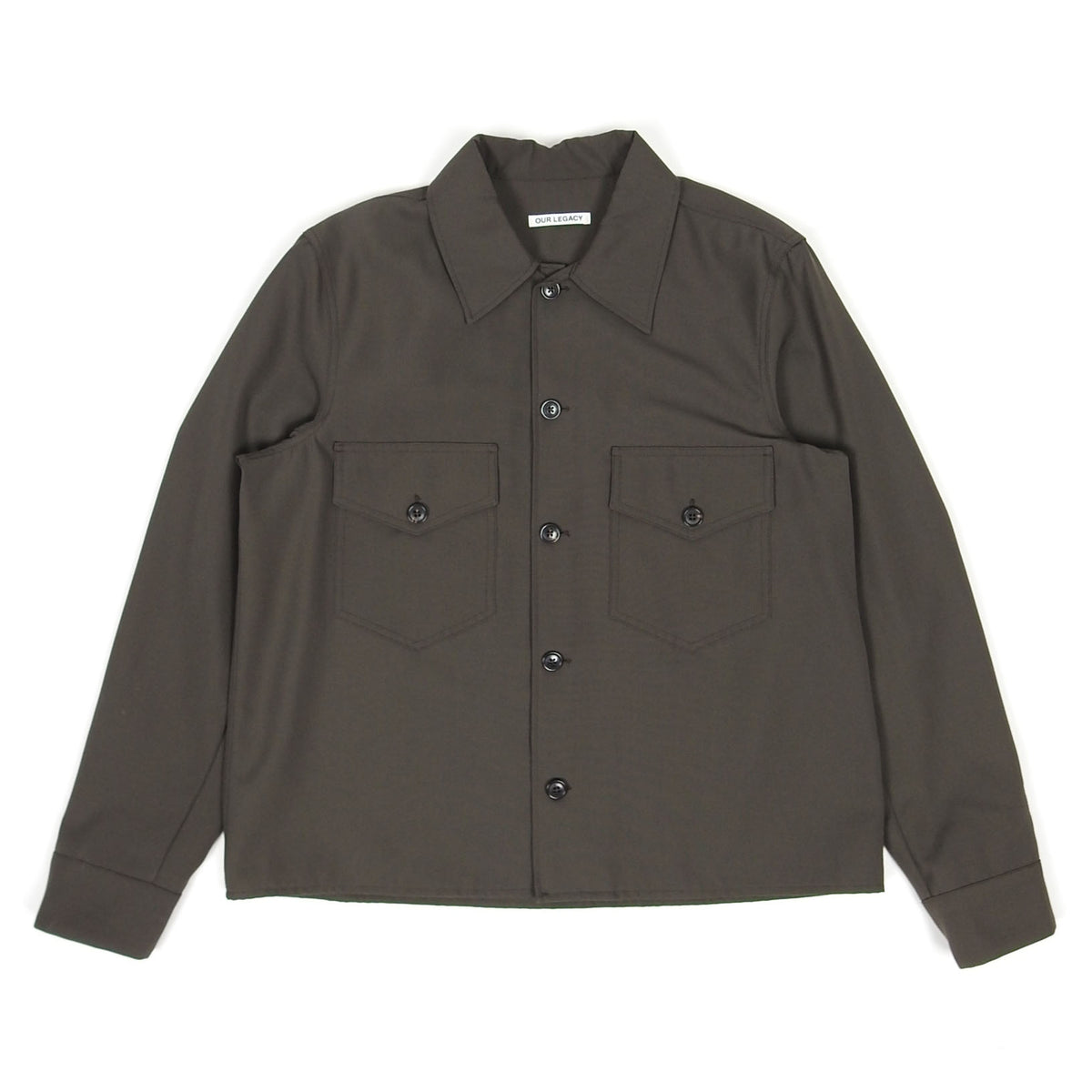 ジャケット・アウター Our legacy 19ss loan setup OUR LEGACY ARCHIVE BOX JACKET BLACK/BEIGE CIGAR STRIPE (OUR LEGACY