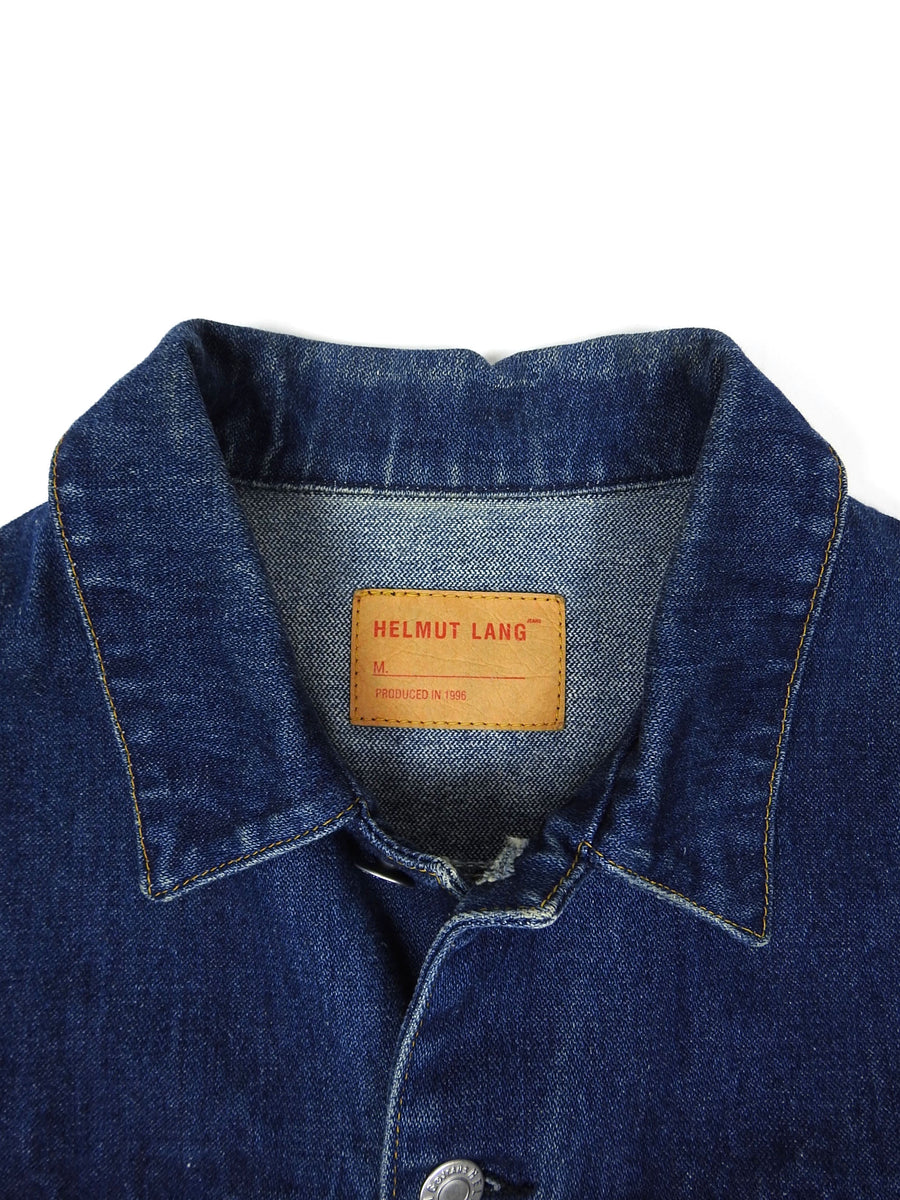 Helmut Lang 1996 Denim Jacket Size 48 – I Miss You MAN