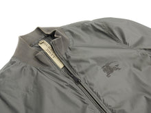 Load image into Gallery viewer, Burberry Brit Grey Light Nylon Windbreaker Bomber Jacket - L