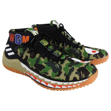 Load image into Gallery viewer, Adidas x Bape Dame 4 Green Camo - 10.5