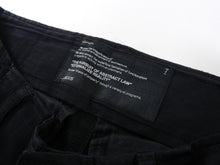 Load image into Gallery viewer, Julius Fall 2012 Cropped Black Cargo Pocket Trousers with Raw Edges - XS