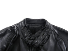 Load image into Gallery viewer, Julius 7 Tokyo Fall 2012 Black Leather Slim Fit Moto Jacket - XS
