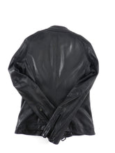 Load image into Gallery viewer, Julius 7 Tokyo Fall 2012 Black Leather Slim Fit Moto Jacket - XS