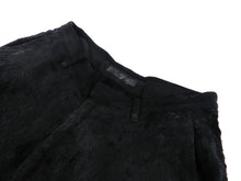 Load image into Gallery viewer, Julius Fall 2013 Black Suede Distressed Trousers - XS