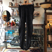 Load image into Gallery viewer, Julius Fall 2013 Black Suede Distressed Trousers - XS