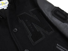 Load image into Gallery viewer, Golden Bear Nomad Edition Black Varsity Jacket - L
