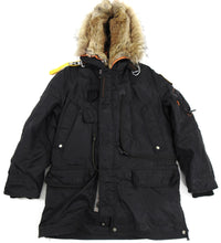Load image into Gallery viewer, Parajumpers Black Right Hand Down Parka