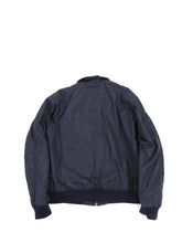 Load image into Gallery viewer, Prada Navy Nylon Zip Up Bomber Jacket - L