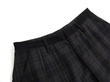 Load image into Gallery viewer, Vivienne Westwood Navy Grey and Brown Plaid Cropped Trousers - 32