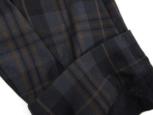 Load image into Gallery viewer, Vivienne Westwood Navy Grey and Brown Plaid Cropped Trousers - 32