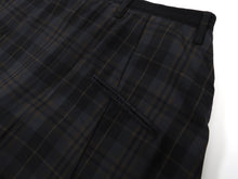 Load image into Gallery viewer, Vivienne Westwood Navy Grey and Brown Plaid Cropped Trousers - 32