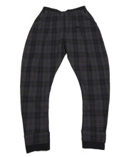 Load image into Gallery viewer, Vivienne Westwood Navy Grey and Brown Plaid Cropped Trousers - 32