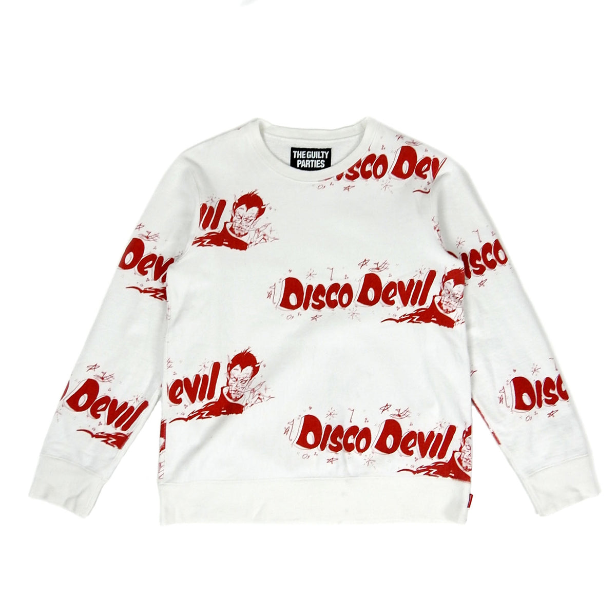 Wacko Maria Guilty Parties Disco Devil Sweater White Large