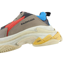 Load image into Gallery viewer, Balenciaga Triple S Trainers - Red, Blue, Grey - 9