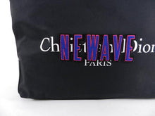 Load image into Gallery viewer, Christian Dior Homme Pre-fall 2017 New Wave black nylon zip top tote bag