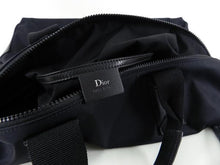 Load image into Gallery viewer, Christian Dior Homme Pre-fall 2017 New Wave black nylon zip top tote bag