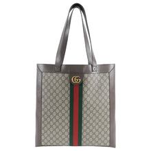 Load image into Gallery viewer, Gucci Ophidia Brown Monogram Soft GG Supreme Large Tote Bag