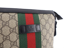 Load image into Gallery viewer, Gucci Monogram Supreme Web Stripe Small Messenger Bag
