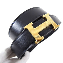 Load image into Gallery viewer, Hermes Constance H Belt Kit Black and Gold 32mm - Size 105