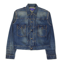 Load image into Gallery viewer, Ralph Lauren Purple Label Denim Jacket Size Large
