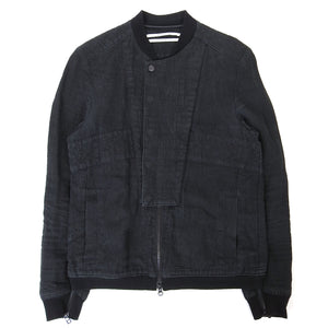 Robert Geller Linen Bomber Jacket