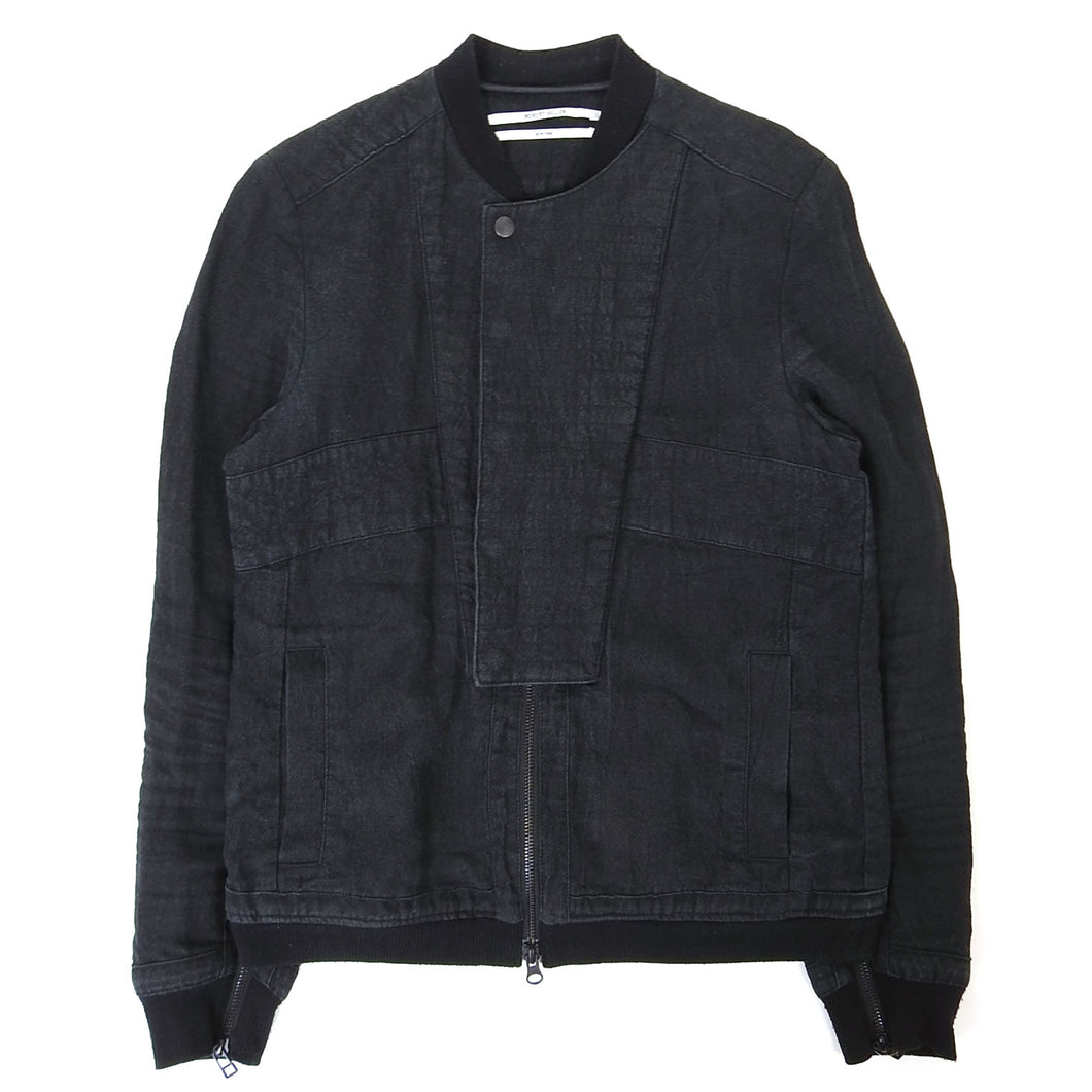 Robert Geller Linen Bomber Jacket