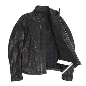 Rick Owens Gleam A/W'10 Mollino Leather Jacket Size Medium