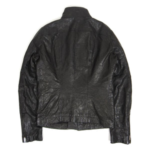 Rick Owens Gleam A/W'10 Mollino Leather Jacket Size Medium