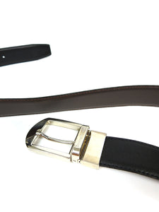 Ermenegildo Zegna Reversible Leather Belt Size 105