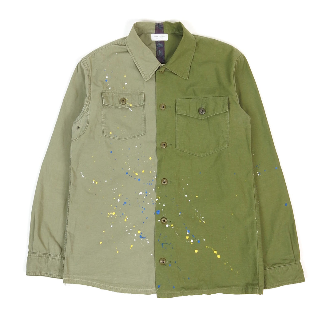 John Elliott Paint Splatter Shirt Size 2