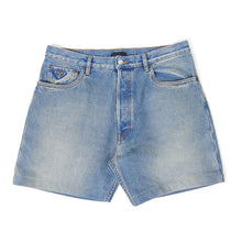 Load image into Gallery viewer, Prada Denim Plaque Shorts Size 32
