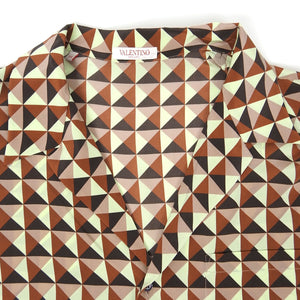 Valentino Garavani Camp Collar SS Shirt Size 54