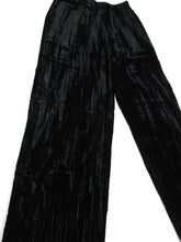 Load image into Gallery viewer, Balenciaga 2019 Black Velvet Pyjama Trousers Size 50
