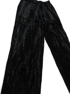 Balenciaga 2019 Black Velvet Pyjama Trousers Size 50
