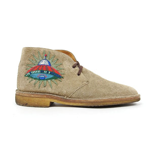 Gucci Patch Desert Boots Size 7.5