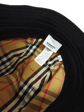 Load image into Gallery viewer, Burberry Embroidered Logo Bucket Hat Size XL
