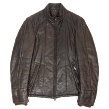 Load image into Gallery viewer, Etro Padded Leather Jacket Size Small
