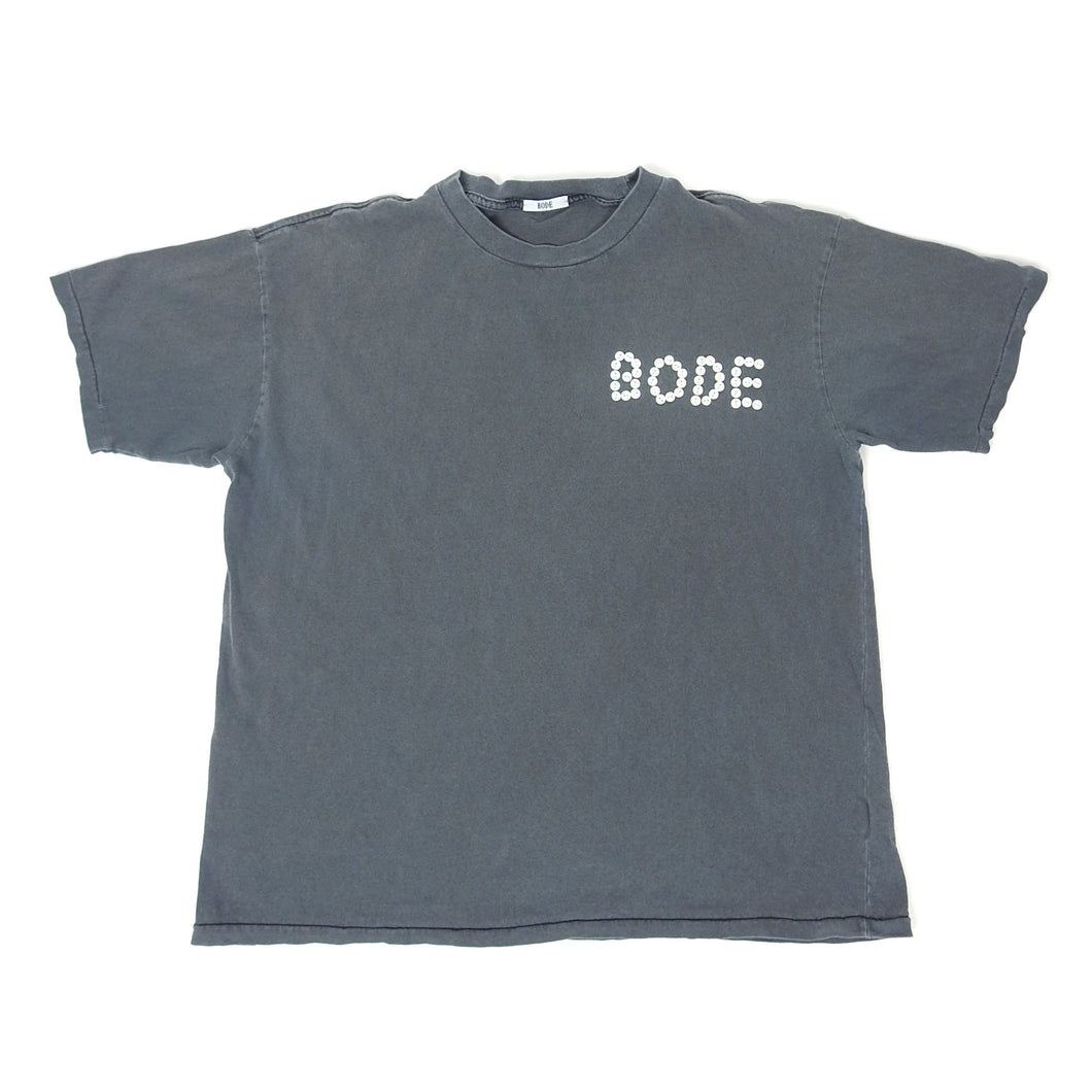 Bode Oversized Pearl Button T-Shirt Size Small