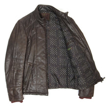 Load image into Gallery viewer, Etro Padded Leather Jacket Size Small
