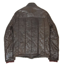 Load image into Gallery viewer, Etro Padded Leather Jacket Size Small
