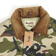 Load image into Gallery viewer, Stussy x Denim Tears Ripstop Camo Jacket Size Medium
