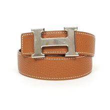 Load image into Gallery viewer, Hermes Reversible Leather H Belt Size 105
