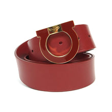 Load image into Gallery viewer, Salvatore Ferragamo Leather Belt Size 42
